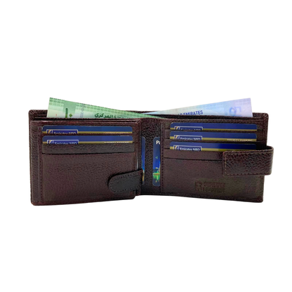 Pebble Texture 8 Card Billfold Wallet # 1013L