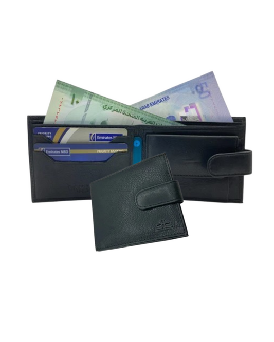 Slim & Compact Leather Bi-Fold Wallet # 1256CL