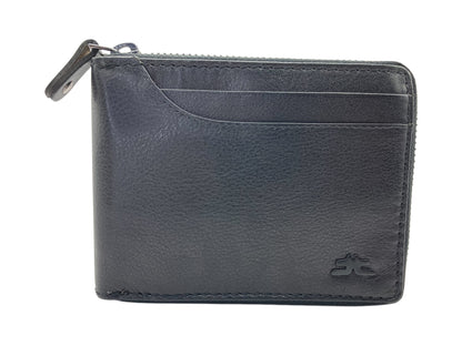 VIP Full Zip RFID Men's Wallet, Multiple Cards Space, Inside 2 Zip Men's Bifold Wallet # 1244NZ