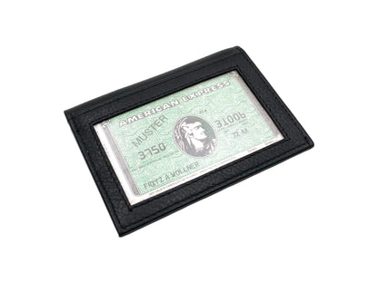 Slim Photo-ID Bifold Cards & Cash Wallet # RFID 1274AM