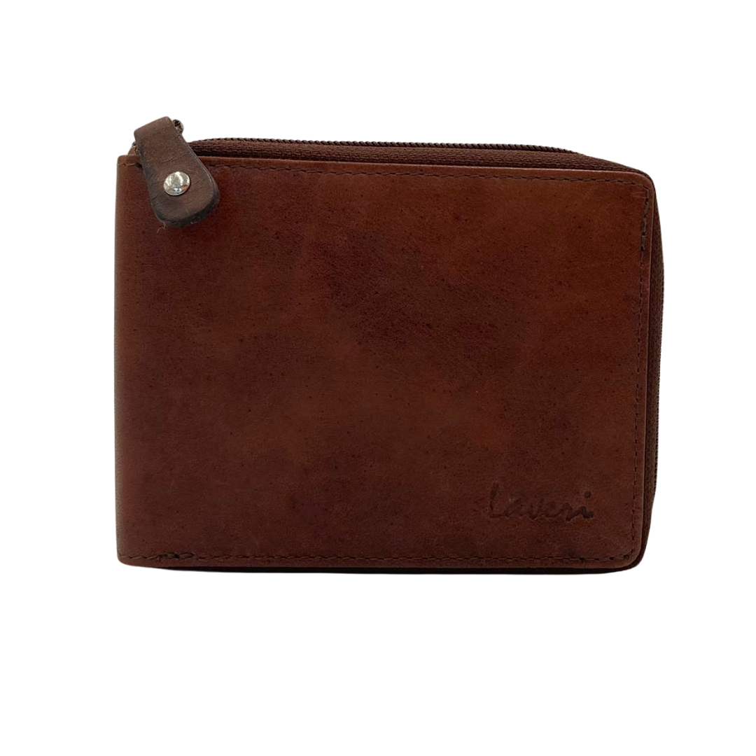 Fullzip leather mens Wallet #1406CZ
