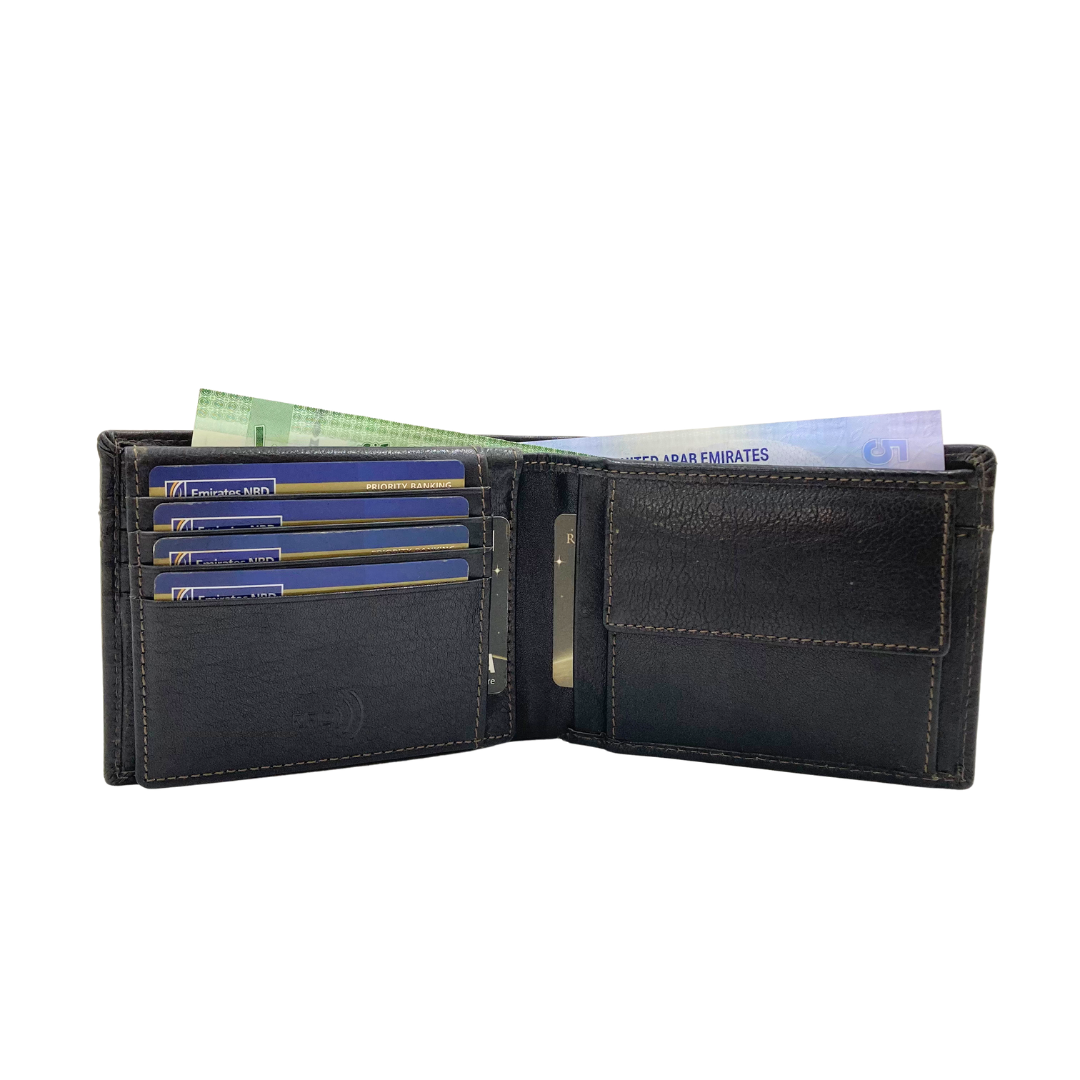 Shield Collection Bi-Fold RFID Wallet # 4562C