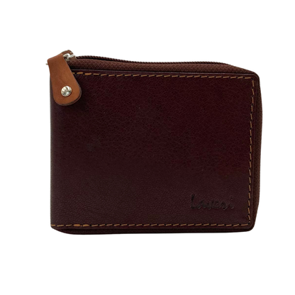 Fullzip leather mens Wallet #983AZ