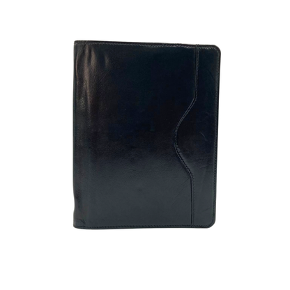 Ultra Light Slim Classic Leather A-5.FILE FOLDER-ZIP_BLK[KATA]
