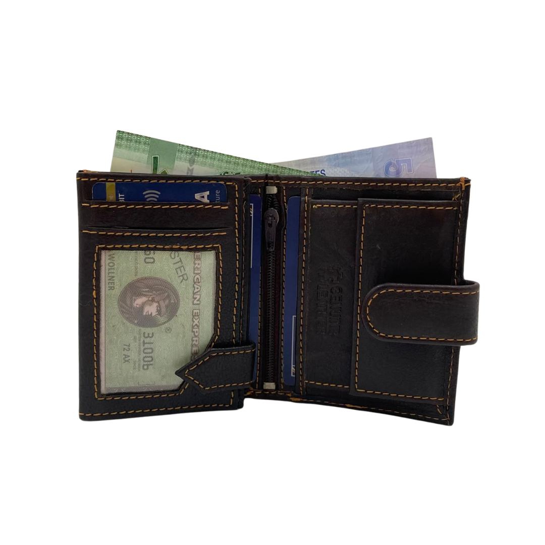 Standing Mens Collection Bi-Fold Wallet # 1229L