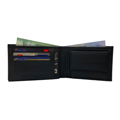 Antq, Smooth Leather Wallet With Inside Leather Lining # JD-1821