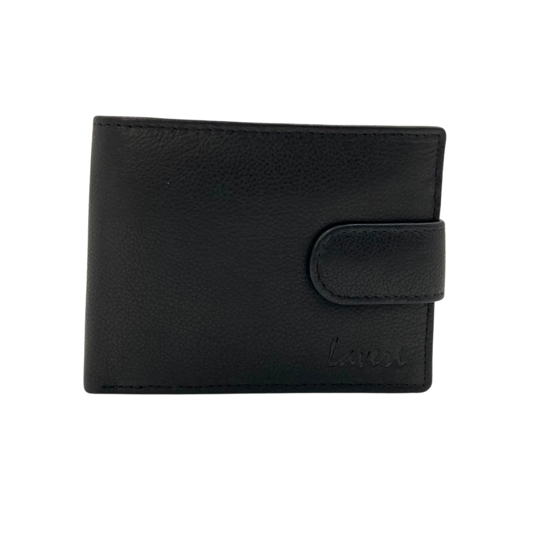 Mens Genuine Leather Mens wallet Leather Lined Bi fold Wallet For Men # 1250CL