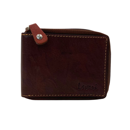 Fullzip leather mens Wallet #1074Z
