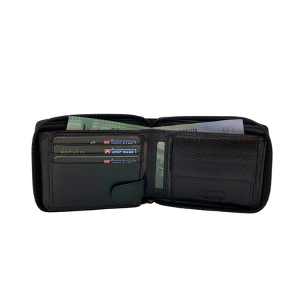 Pebble Texture 8 Card Billfold Wallet # 1013CZ