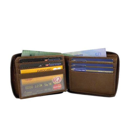 VIP Vintage Men's Fullzip Wallet # RFID 1981Z