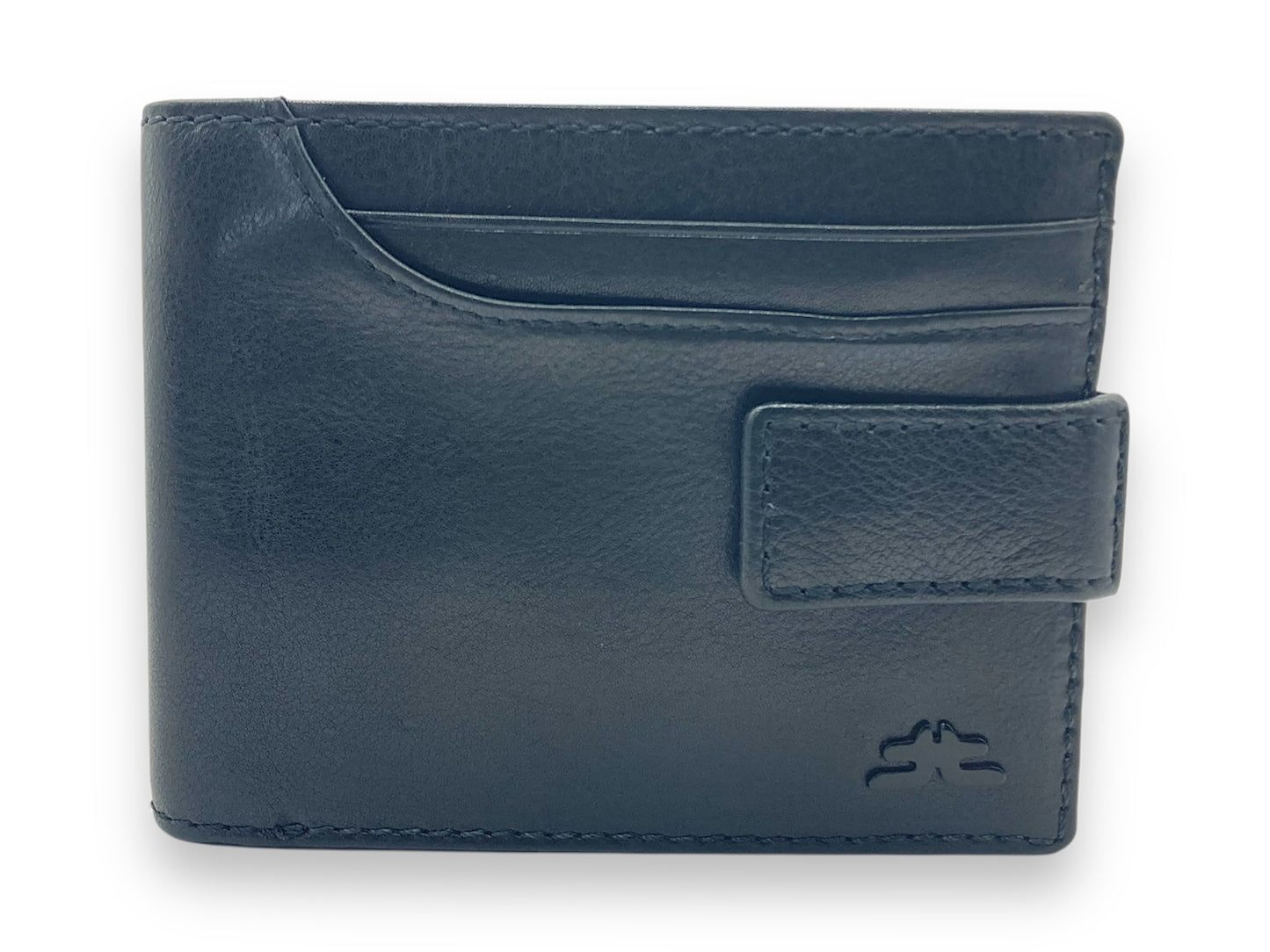 VIP - RFID Maximum Card & Coin, Men's Bifold Wallet With Elastic Loop Lock, Inside Zip # 1244 EL.Loop