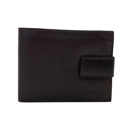 Mens Genuine Leather Mens wallet Leather Lined Bi fold Wallet For Men # 1326L