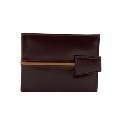 Classic Men's Waterproof Bifold Leather Wallet with Flip ID Window #1728L (C.L.)