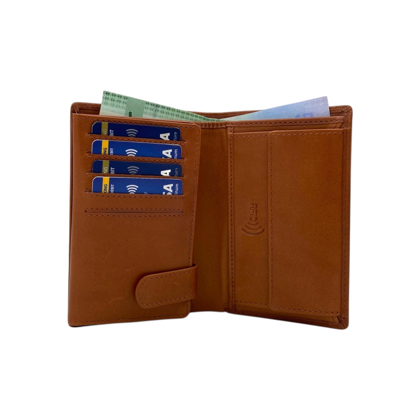 Italian Leather RFID Wallet  #  618C