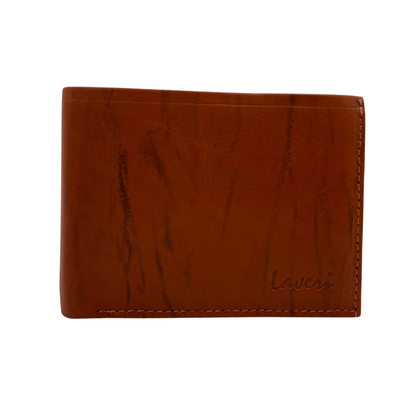 Mens Genuine Leather Mens wallet Leather Lined Bi fold Wallet For Men # 1013