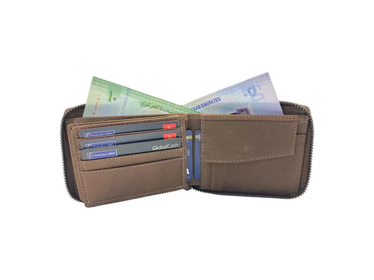 VIP Vintage Men's Fullzip Wallet # RFID 983CZ