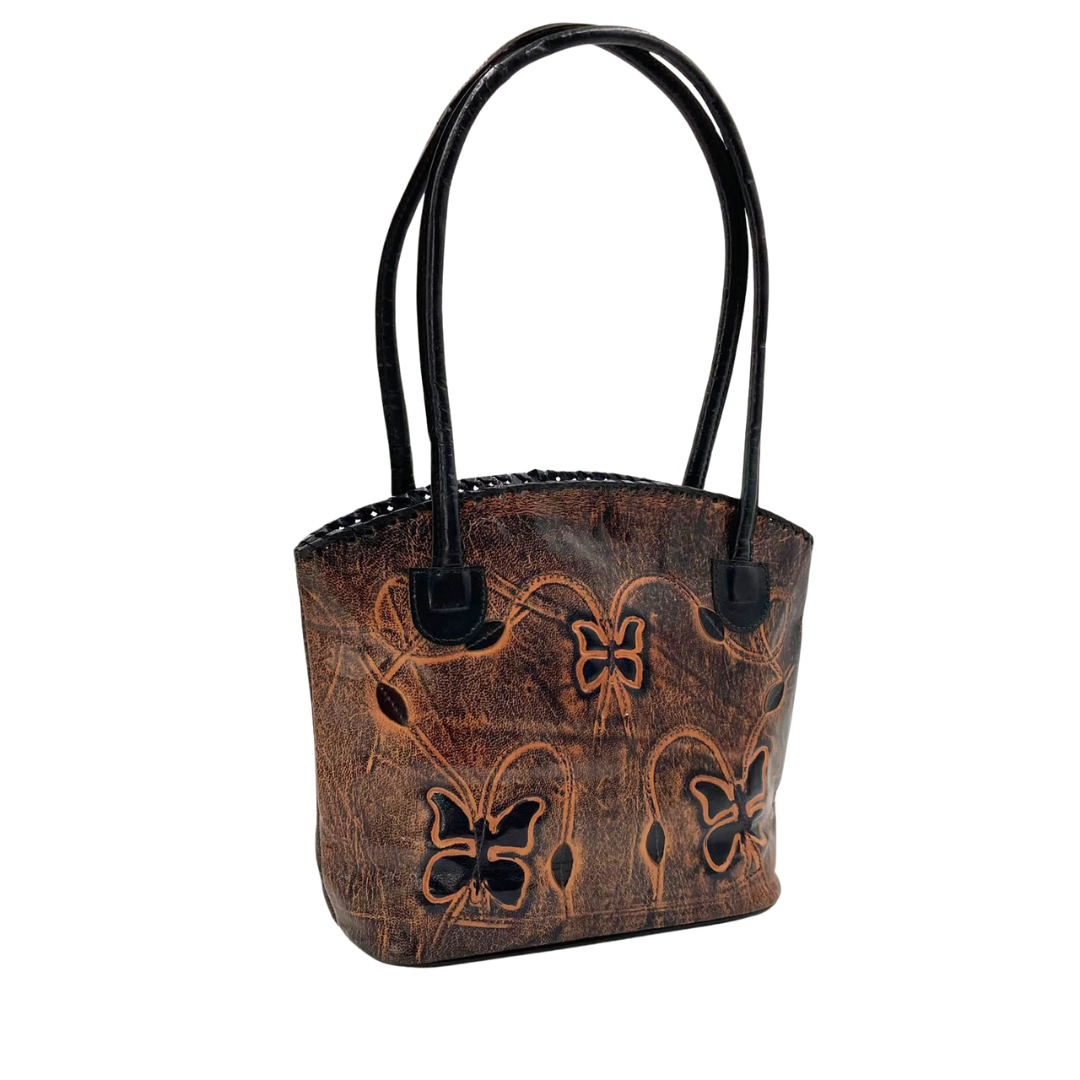 Ultra Light Slim Classic Leather Shanti Bag 2