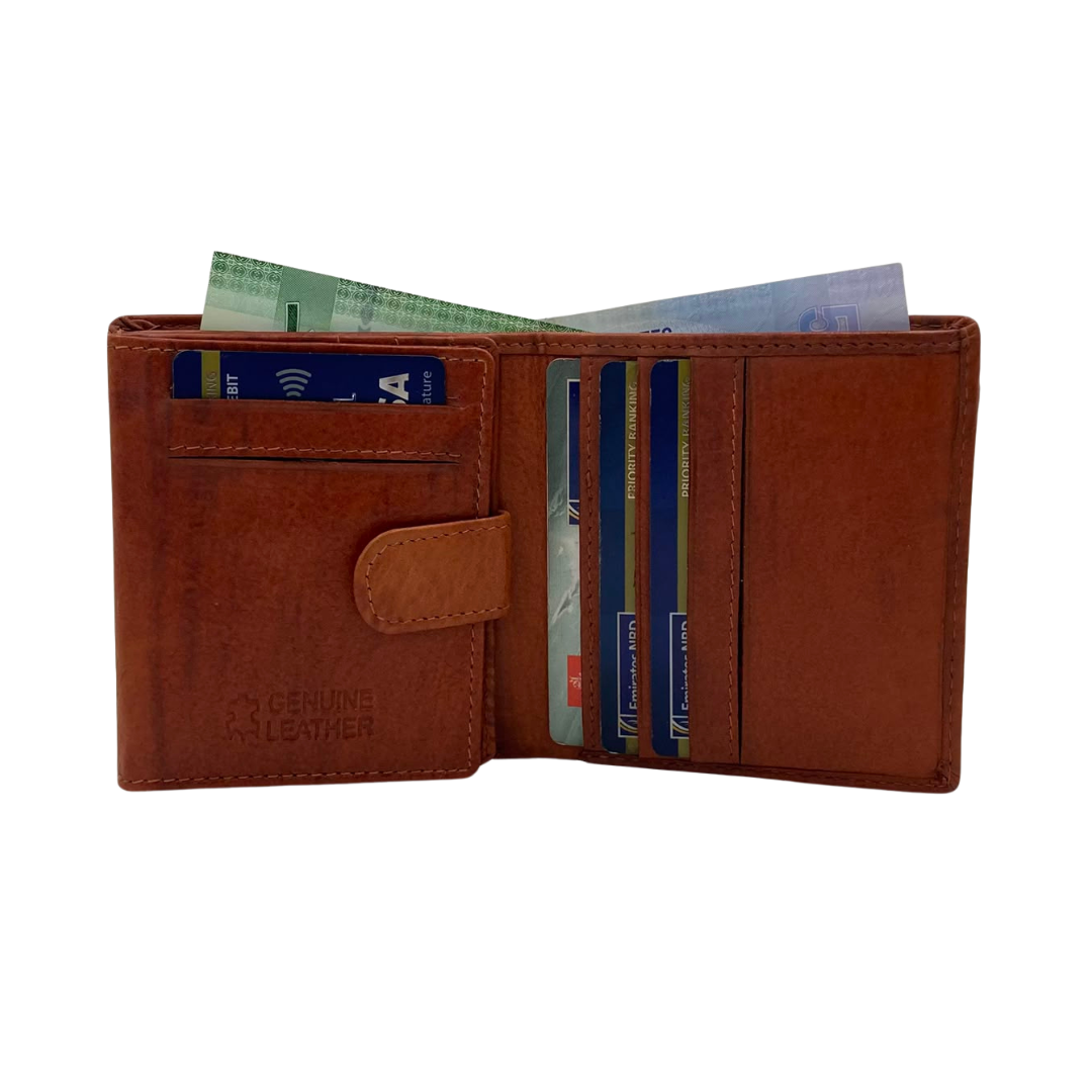 Standing Mens Collection Bi-Fold Wallet # 664N