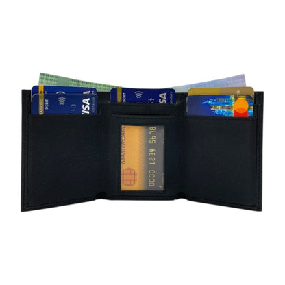 Compact Trifold Cards & Cash Wallet #  1891 [8] Elastic