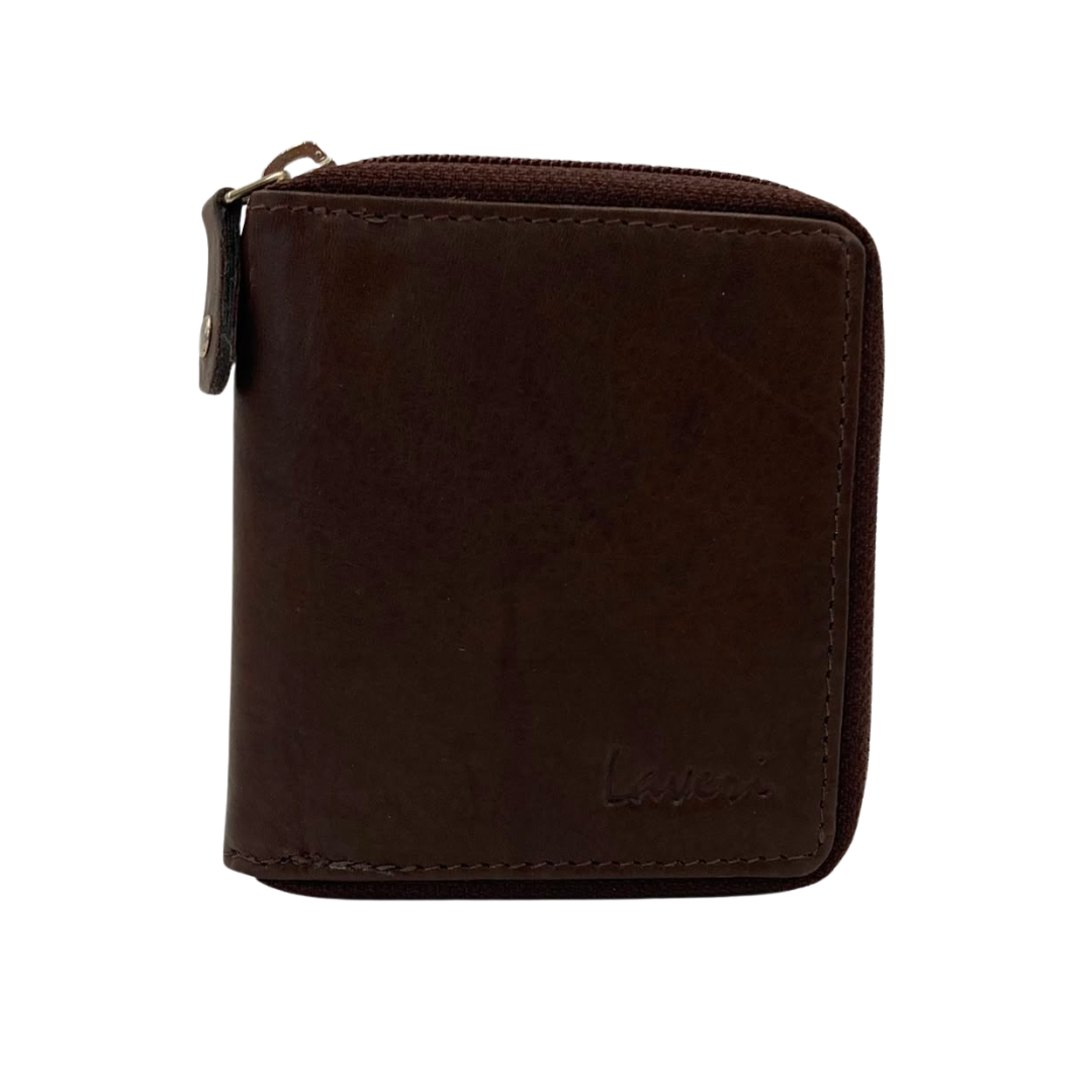Fullzip leather mens Wallet #664CZ