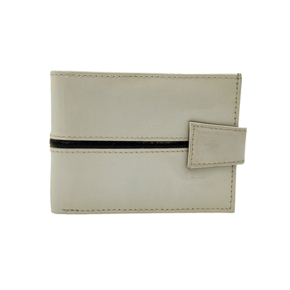 Classic Men's Waterproof Bifold Leather Wallet with Flip ID Window # 892L (C.L.)