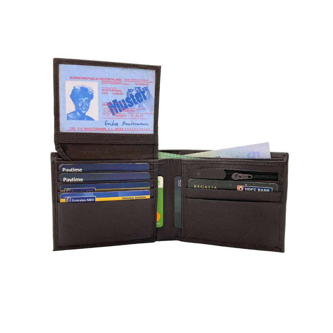 Classic Bi-Fold Wallet # 1244S Zip