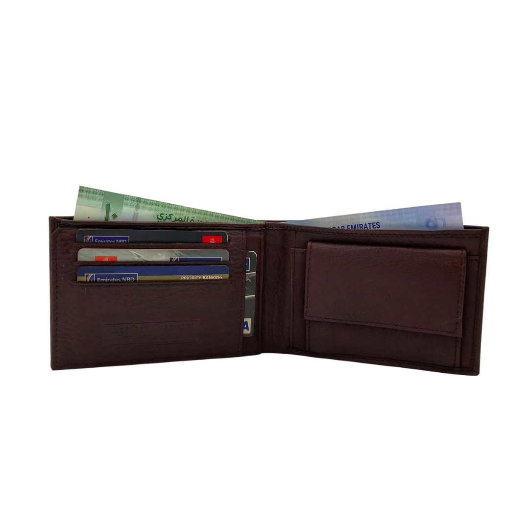 Antq, Smooth Leather Wallet With Inside Leather Lining # JD-1821