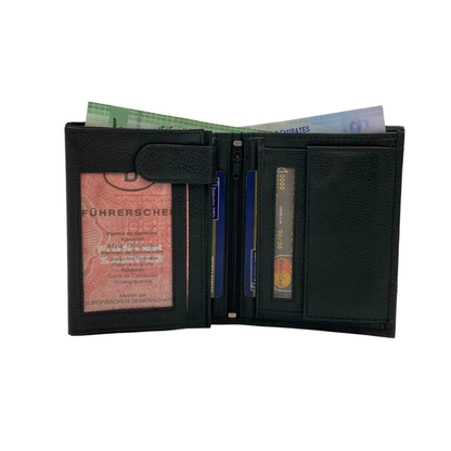 Standing Mens Collection Bi-Fold Wallet # 1504B