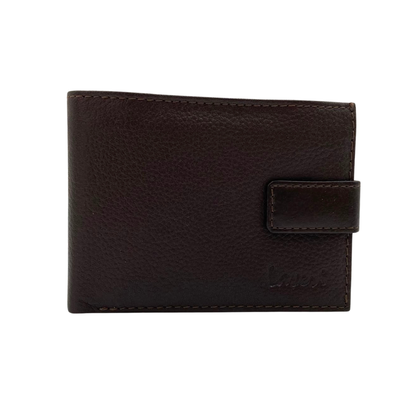 Mens Genuine Leather Mens wallet Leather Lined Bi fold Wallet For Men # 1013L