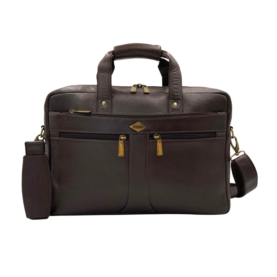 Expandable Leather Laptop Organiser Premium  # 2816