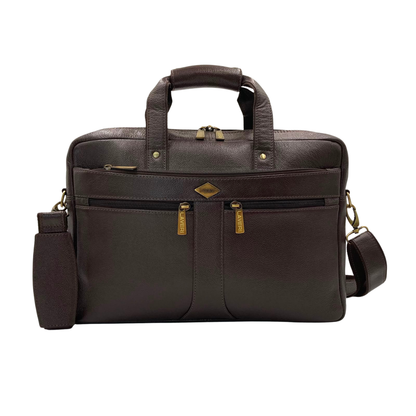 Expandable Leather Laptop Organiser Premium  # 2816
