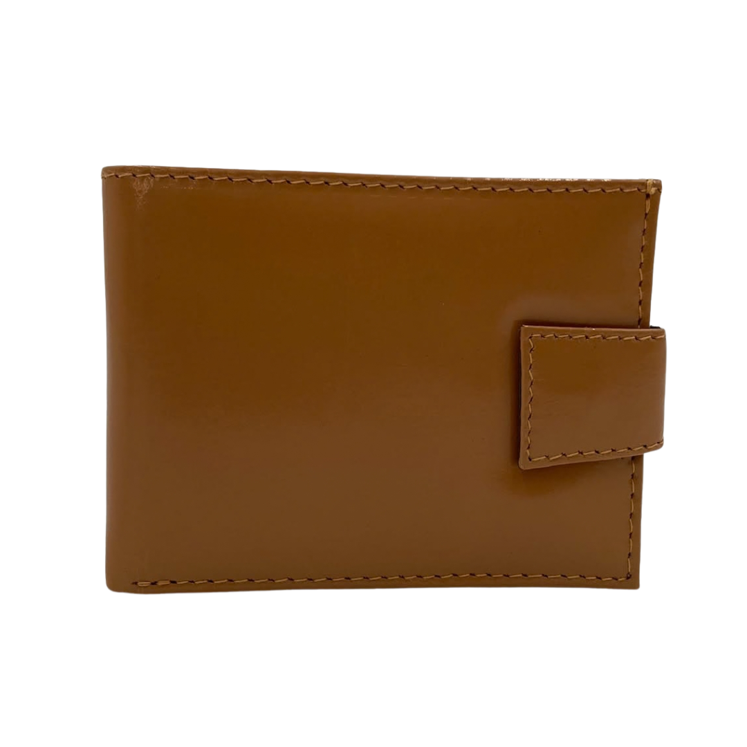 Classic Men's Waterproof Bifold Leather Wallet with Flip ID Window #1729 L