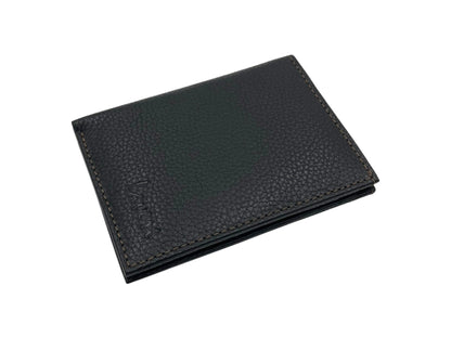 Slim Bifold Inside Button Card & Cash Wallet # RFID 1977BL