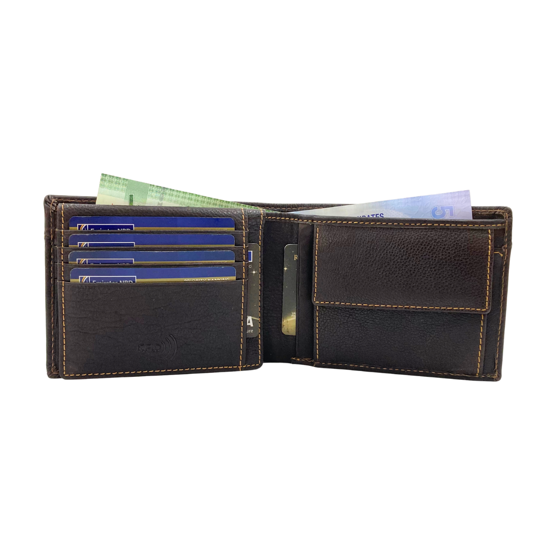 Shield Collection Bi-Fold RFID Wallet # 4562C