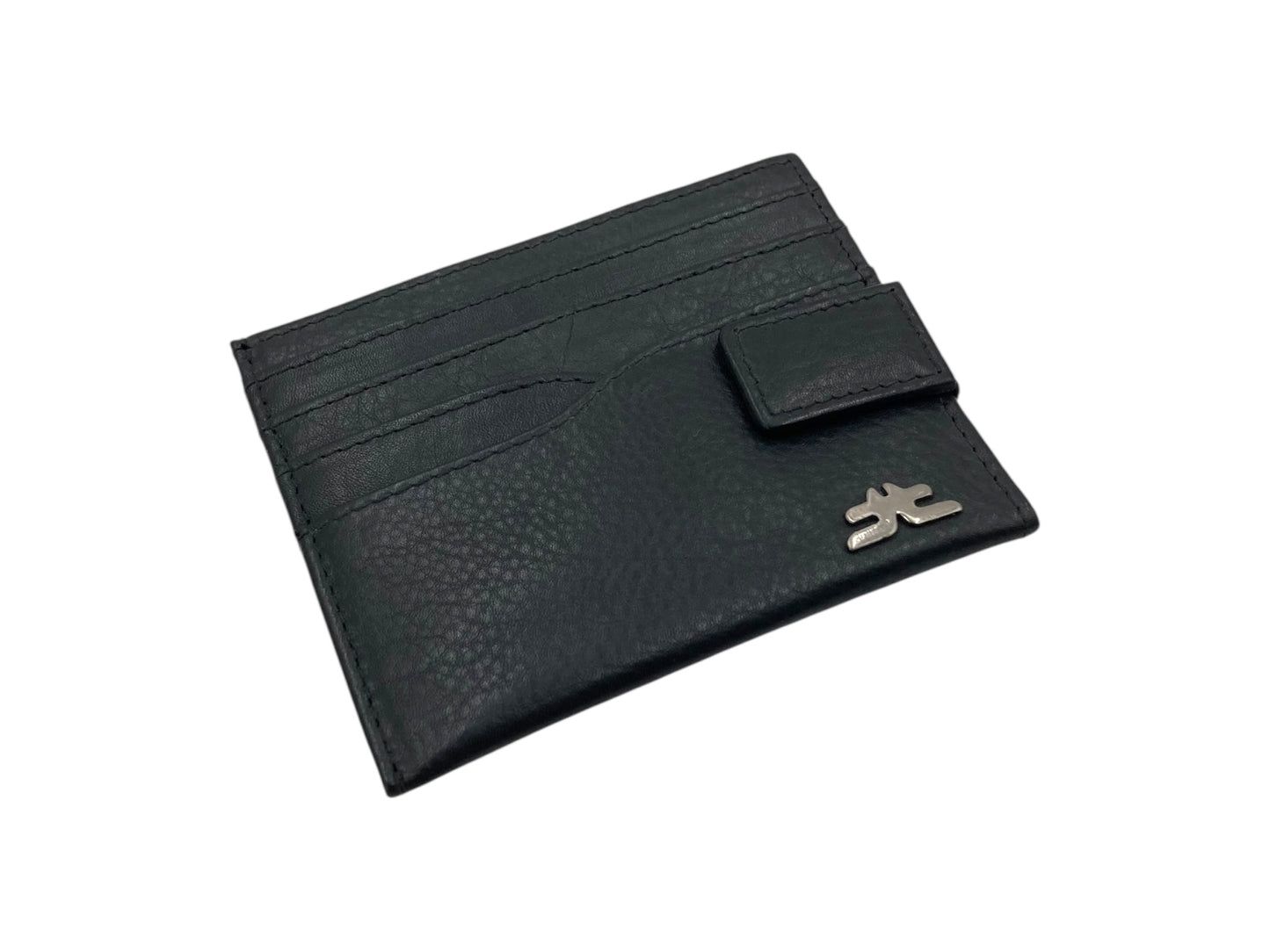 Slim Card Case & Cash Wallet Compact Size # 4257BL