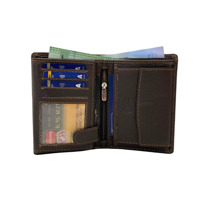 Shield Collection Bi-Fold RFID Wallet # 4253C