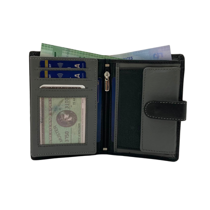 Standing Mens Collection Bi-Fold Wallet # 4020L