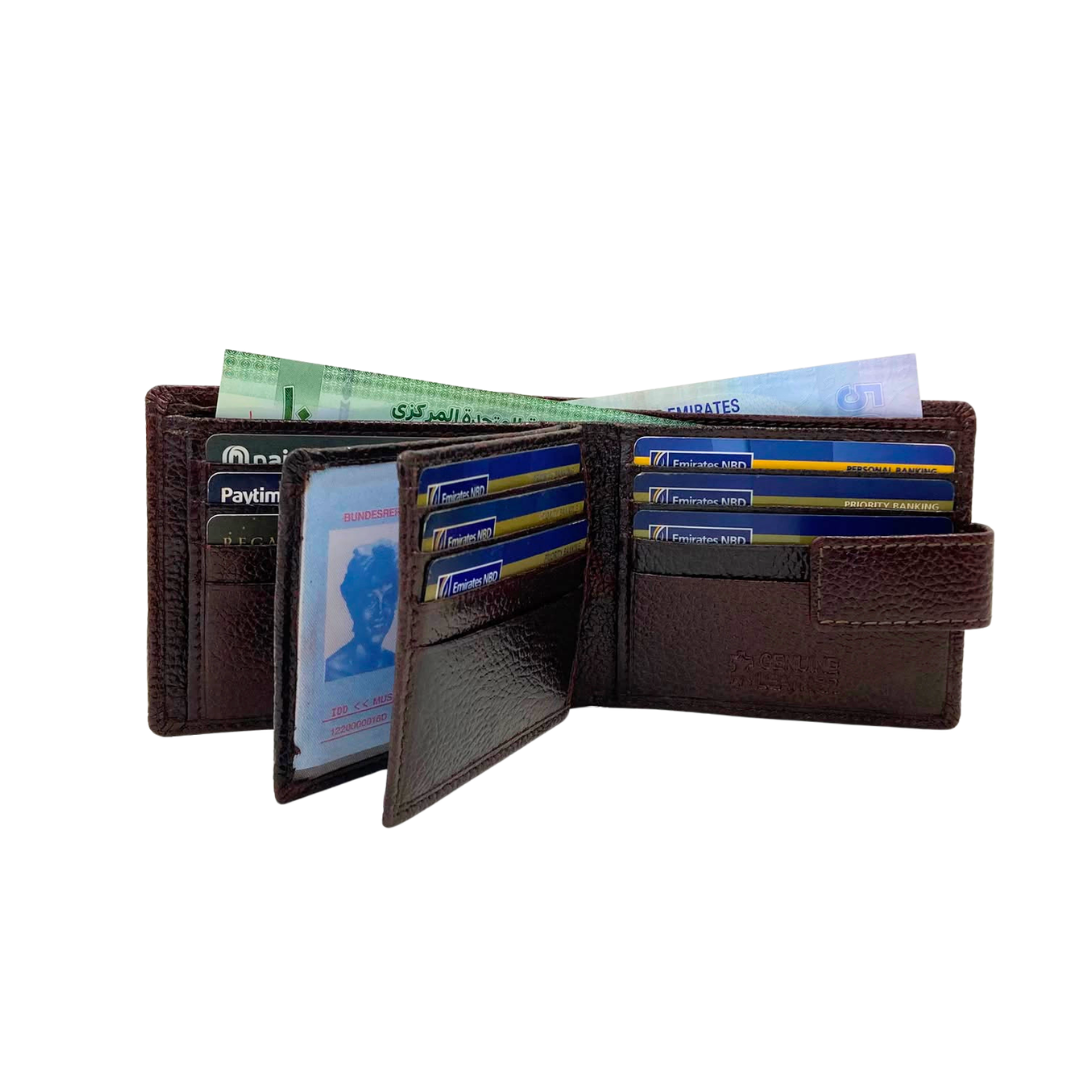 Pebble Texture 8 Card Billfold Wallet # 983AL