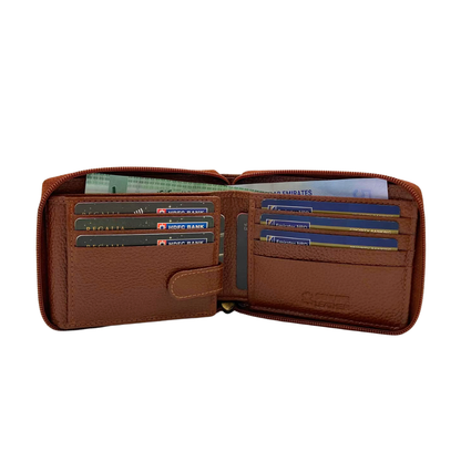 Pebble Texture 8 Card Billfold Wallet # 1013Z