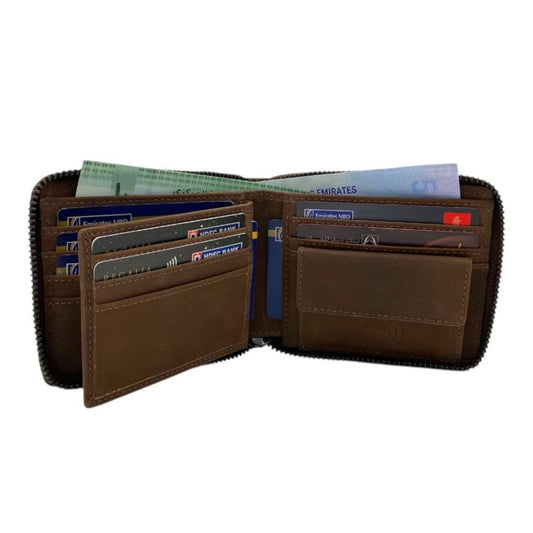 VIP Vintage Men's Fullzip Wallet # RFID 4094NCZ.2