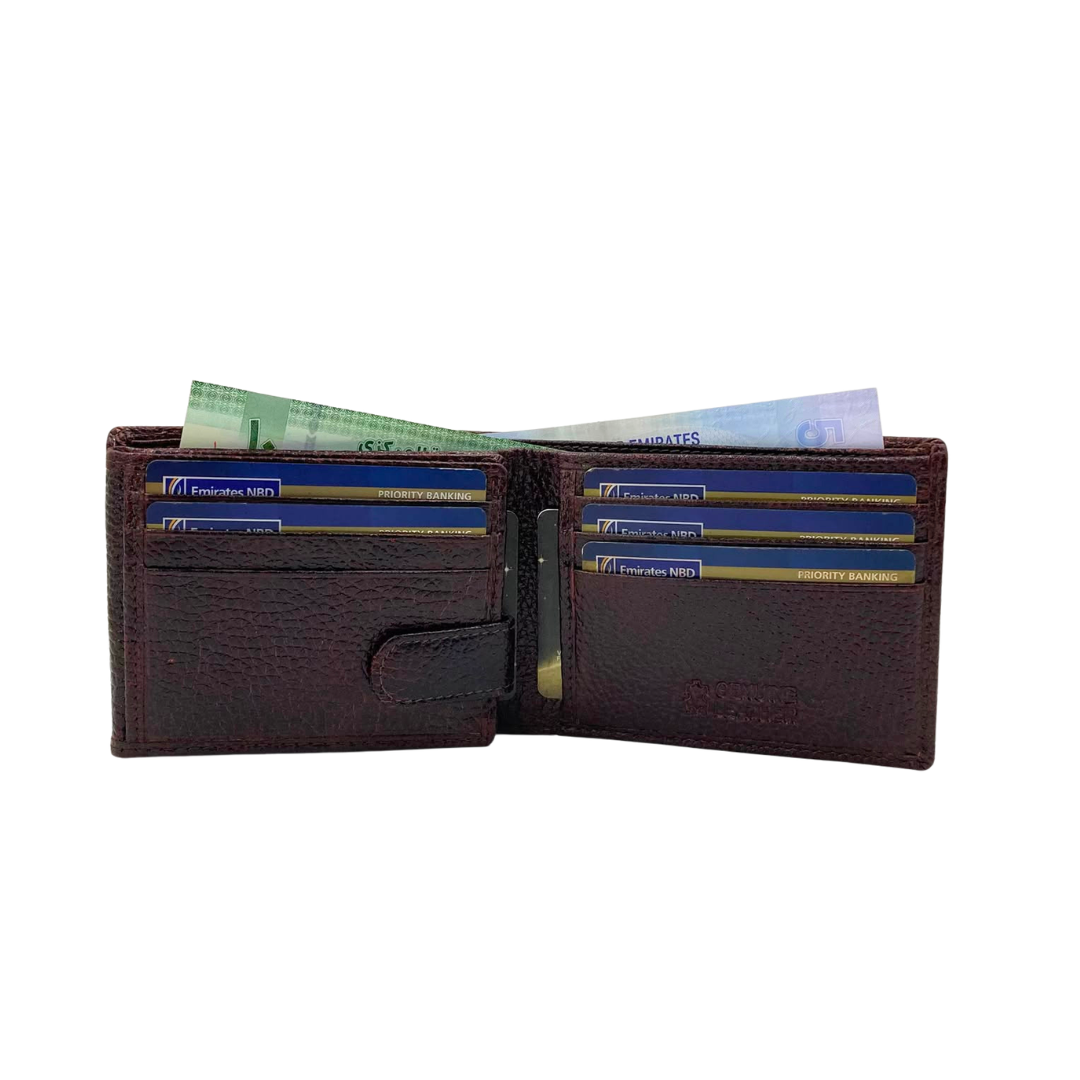 Pebble Texture 8 Card Billfold Wallet # 1426