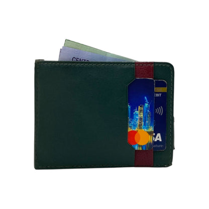 Slim Card Case & Cash Wallet Compact Size # 4502