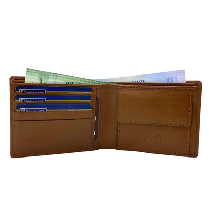 Shield Collection Bi-Fold RFID Wallet # 4662C