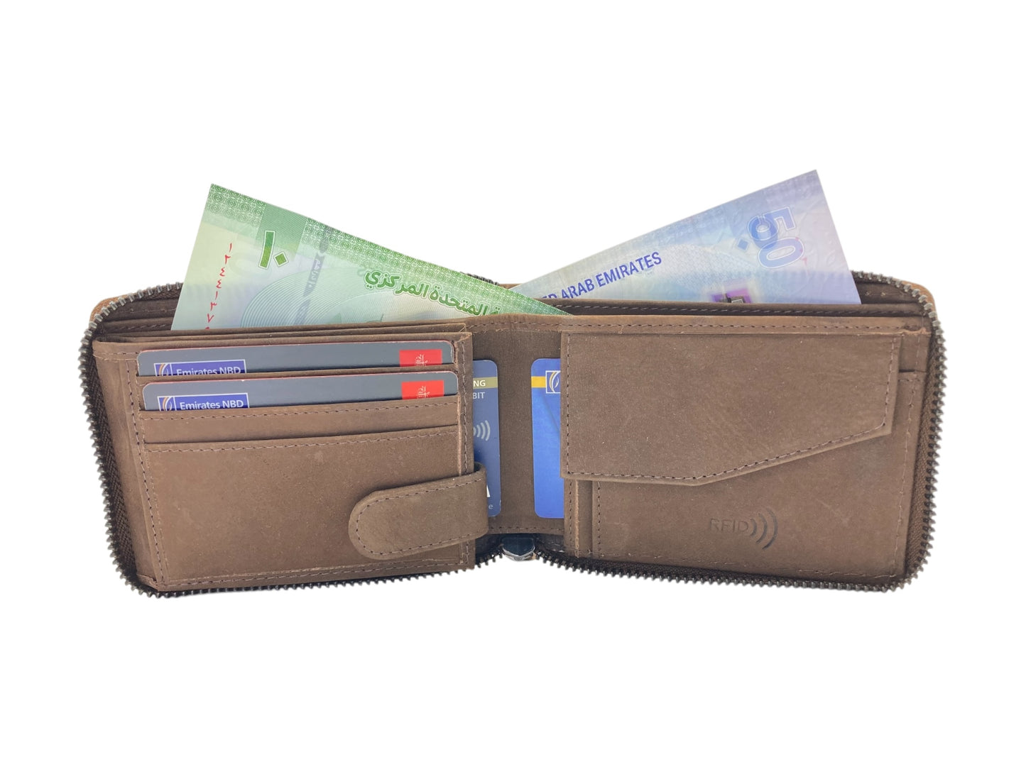 VIP Vintage Men's Fullzip Wallet # RFID 1013CZ