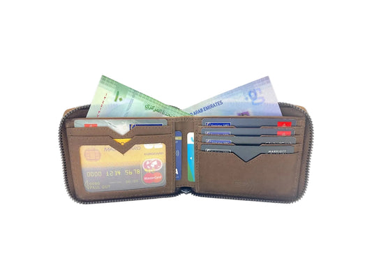 VIP Vintage Men's Fullzip Wallet # RFID 1138Z
