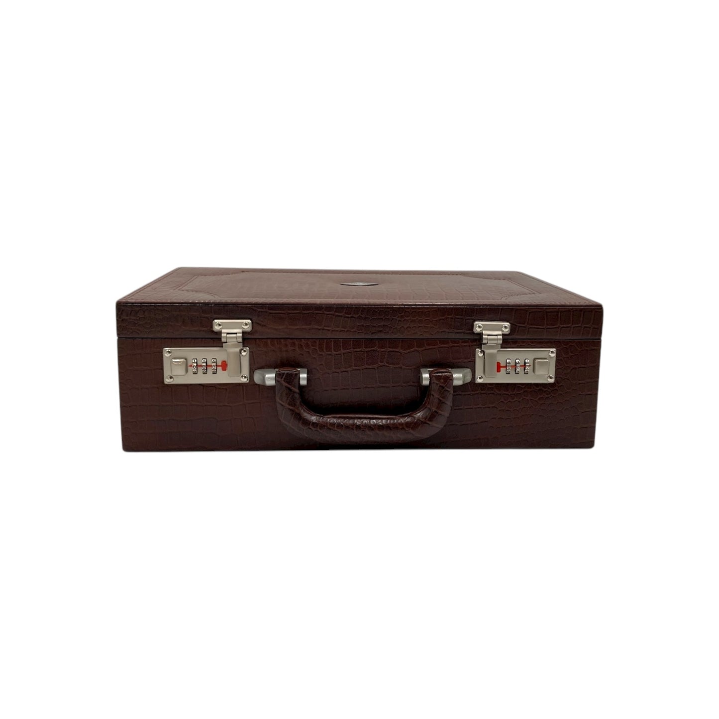 Leather Brief case Double Lock, Perfume box and Document Bag