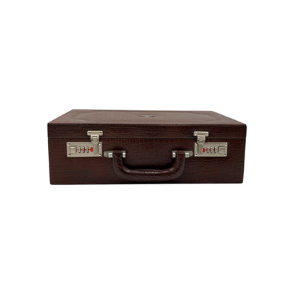 Leather Brief case Double Lock, Perfume box and Document Bag