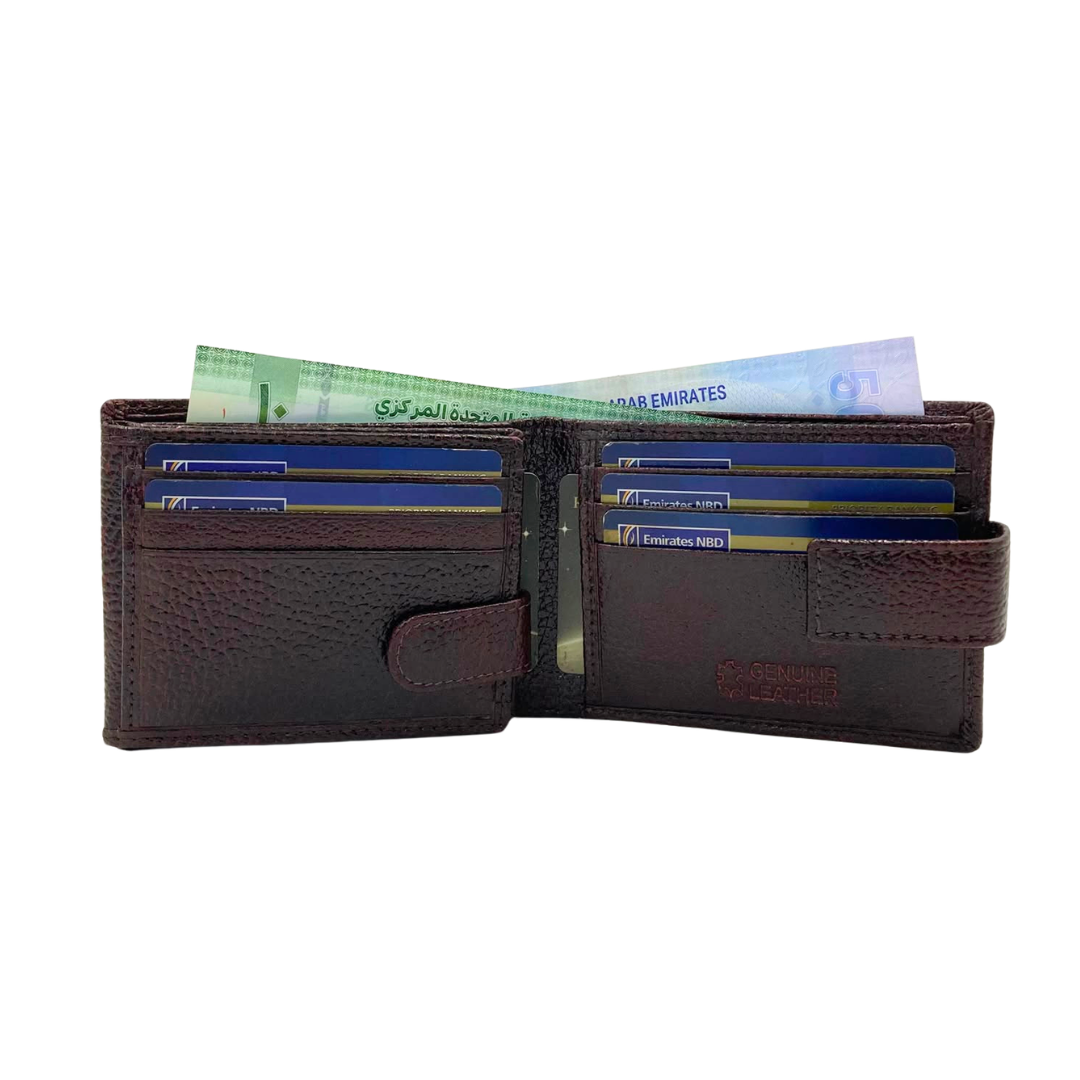 Pebble Texture 8 Card Billfold Wallet # 1426L