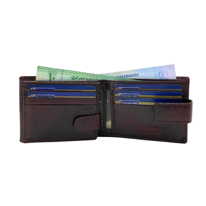 Pebble Texture 8 Card Billfold Wallet # 1426L