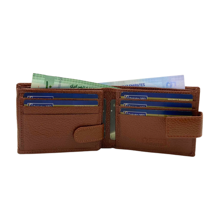 Pebble Texture 8 Card Billfold Wallet # 1426L